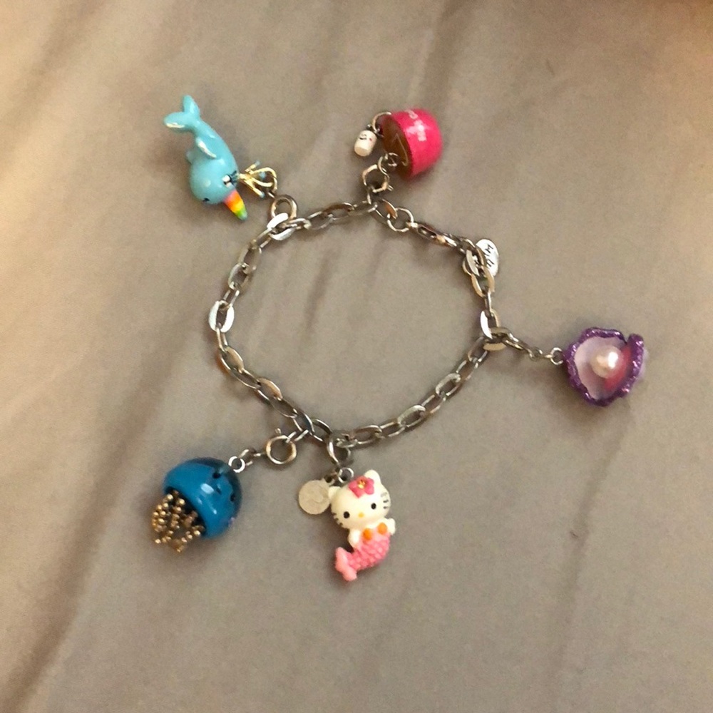 Kids aquatic charm bracelet